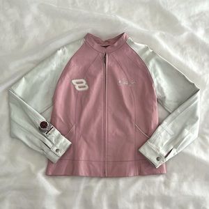Dale Earnhardt Jr leather racer jacket